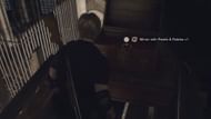 Take the path near the broken railing (Image via Capcom)